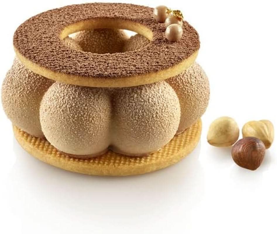 Silikomart, Siliconen Truffel Kroonvorm Ø 8,2 x H 2,9 cm, 6 holtes, 90 ml Keuken Naty Shop
