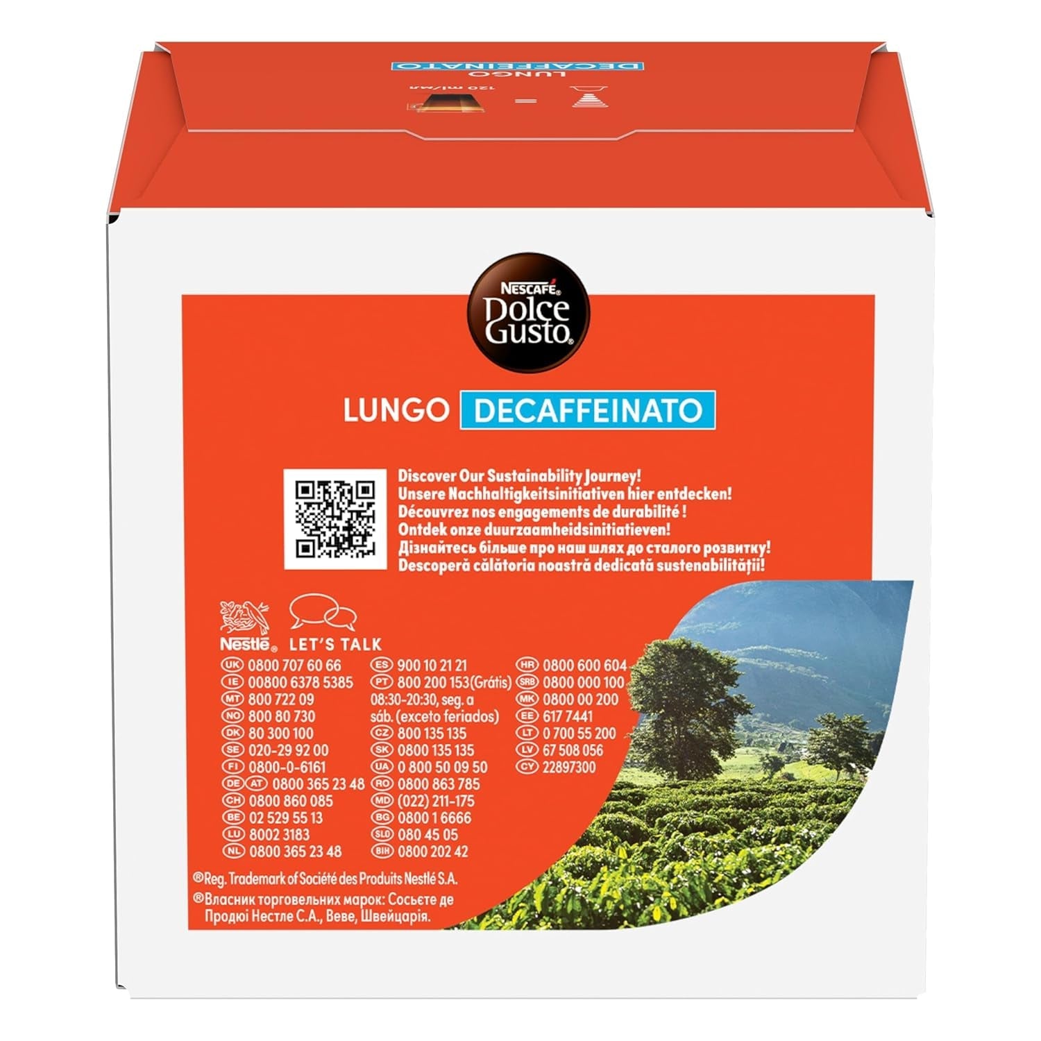 NESCAFÉ DOLCE GUSTO Lungo Decaffeinato koffiecapsules 3er-pakket (3 x 16 capsules)
