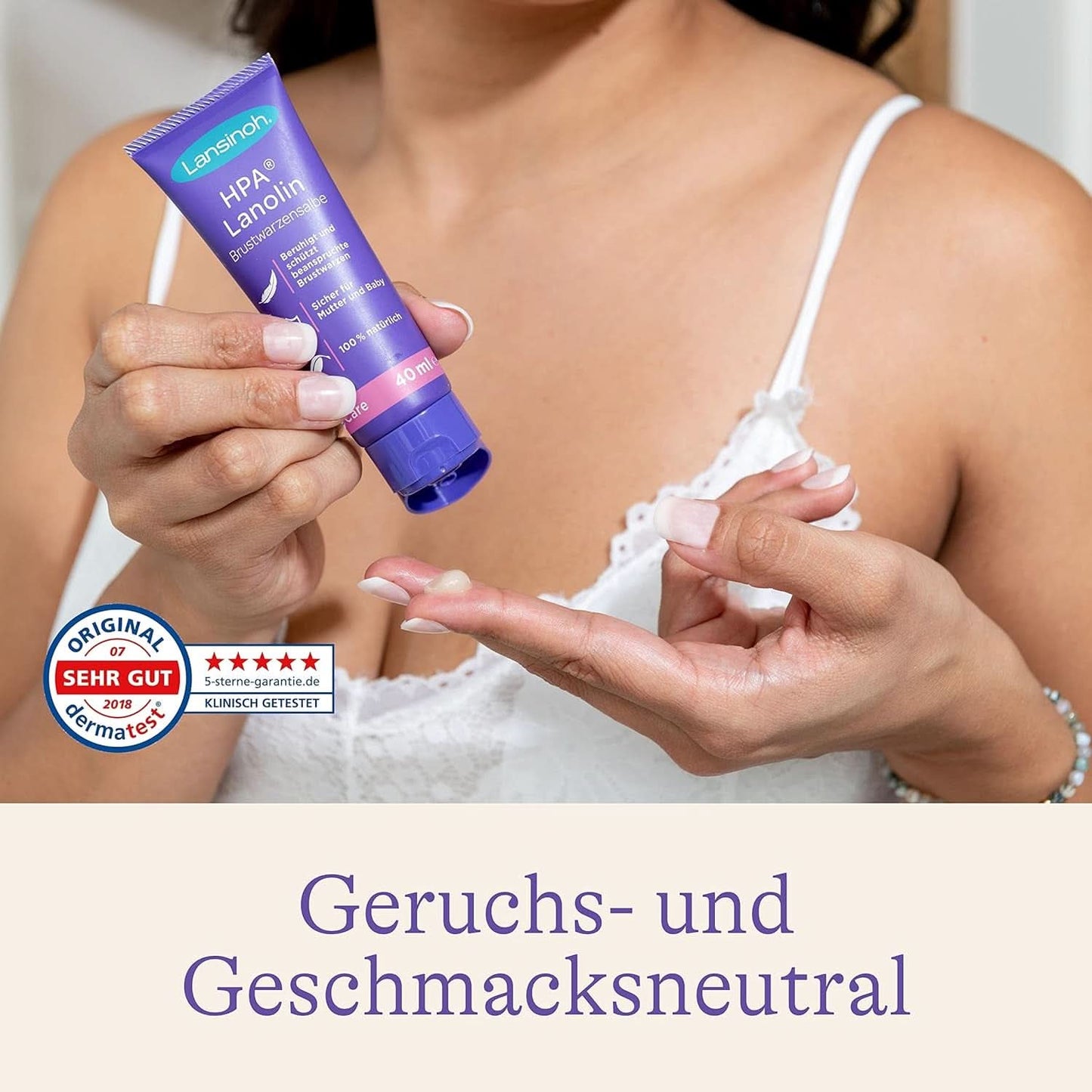 Lansinoh HPA Lanolinezalf voor tepels, 40 ml Cosmetica en schoonheid Naty Shop