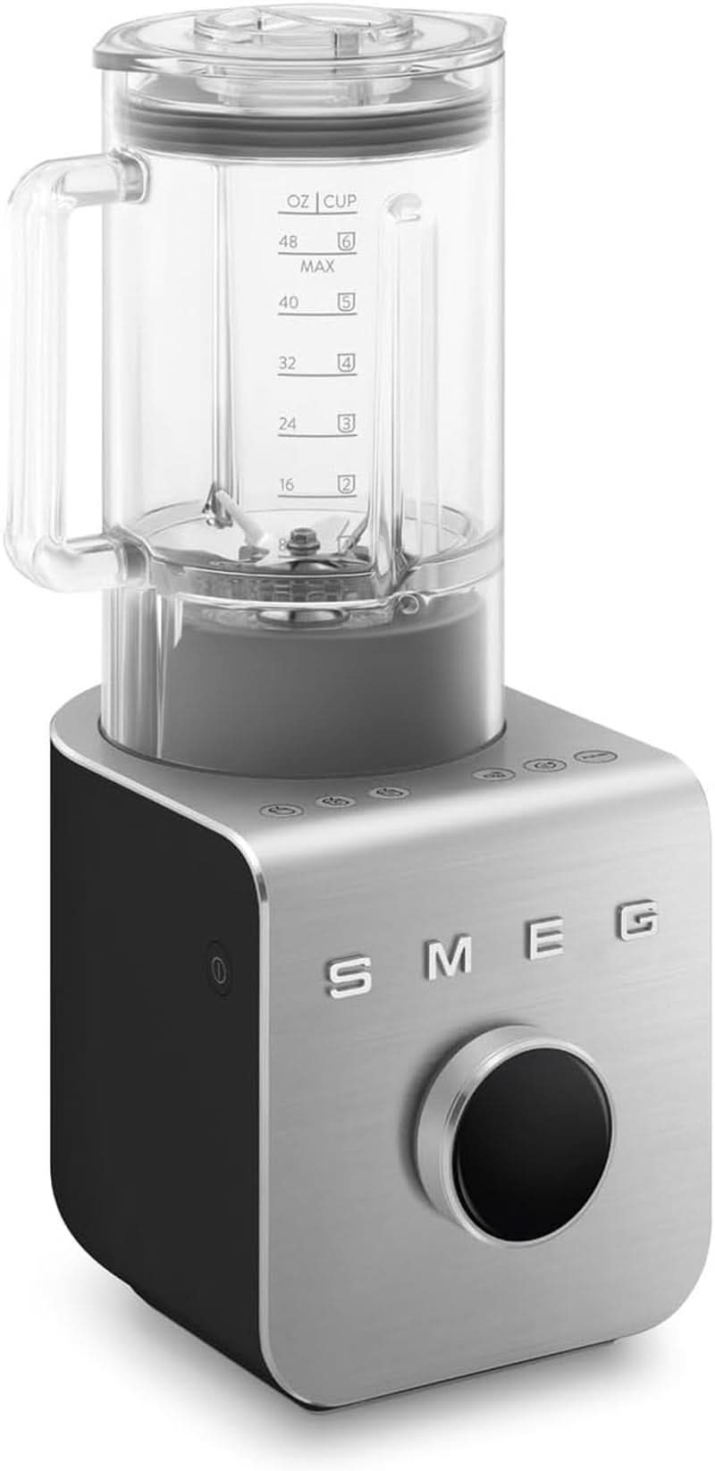 SMEG, Hochleistungsmixer BLC01BLMEU, 5 vooraf ingestelde programma's, 9 handmatige snelheden, pauze- en pulsfunctie, Kunststoffgehäuse, Rutschfeste Basis, 1400 W, Schwarz Kitchen Naty Shop