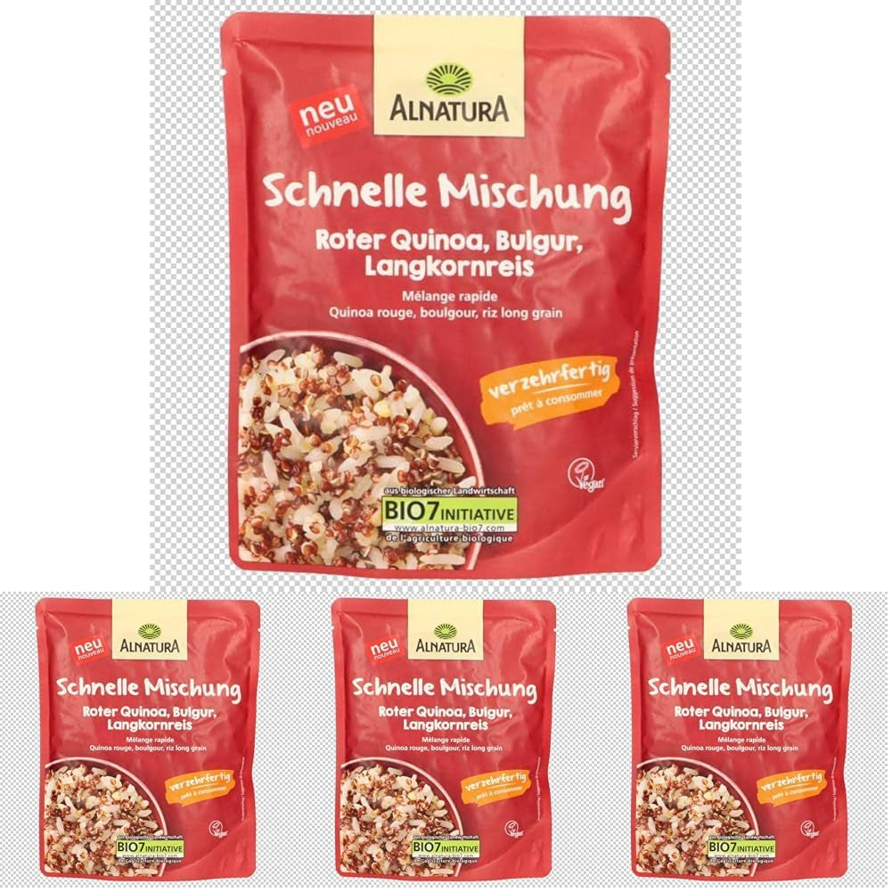 Snelle mix van rode quinoa, bulgur, langkorrelige rijst, 250 g