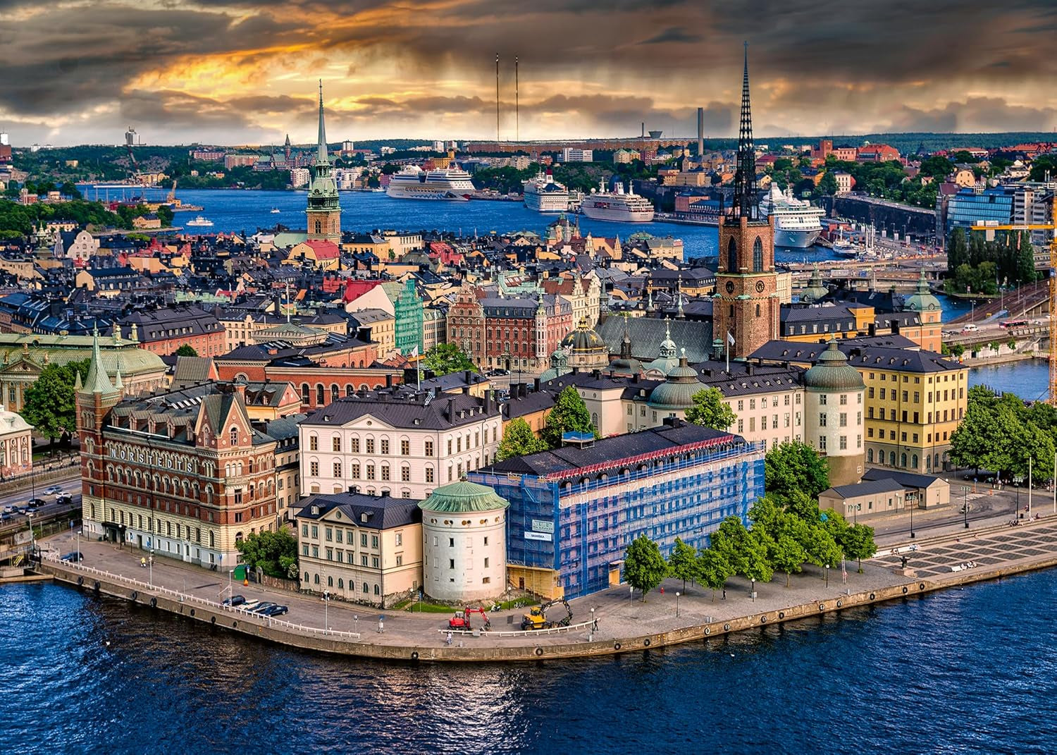 Ravensburger Puzzel Scandinavische plaatsen 12000114 - Stockholm, Zweden - Legpuzzel van 1000 stukjes voor volwassenen en kinderen vanaf 14 jaar Puzzel Naty Shop Nieuw ontwerp