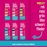 Set van 6 Decocino kleurpasta's - 6 x 20 g - Kleurstof voor levensmiddelen in rood, roze, groen, geel, blauw en zwart, ideaal voor het kleuren van taarten, fondant en crèmes - Azo-vrij en glutenvrij