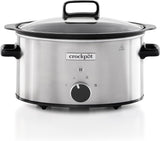 Crockpot uit de slowcooker,| 3,5 liter (3-4 personen), bak voor het bruinen van vlees en groenten, roestvrij staal Slowcooker Naty Shop Standaardtitel