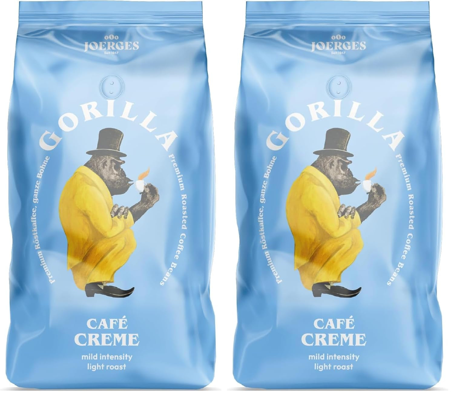 Gorilla Café Creme, 1 kg (pak van 2)