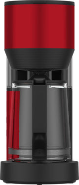 Digitale espressomachine met filter GRUNDIG KM8440, rood, 1000 W, 1,25 liter