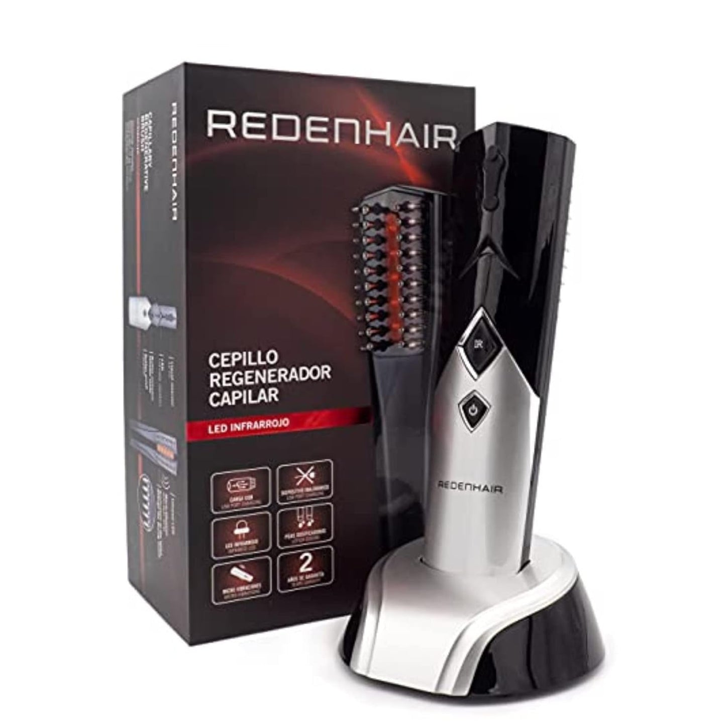 Redenhair Haarregeneratieborstel - Behandeling van haaruitval - Haargroeistimulator - Ideale haargroei - Preventie van haaruitval voor dames en heren Haarverzorging Naty Shop Standaardtitel