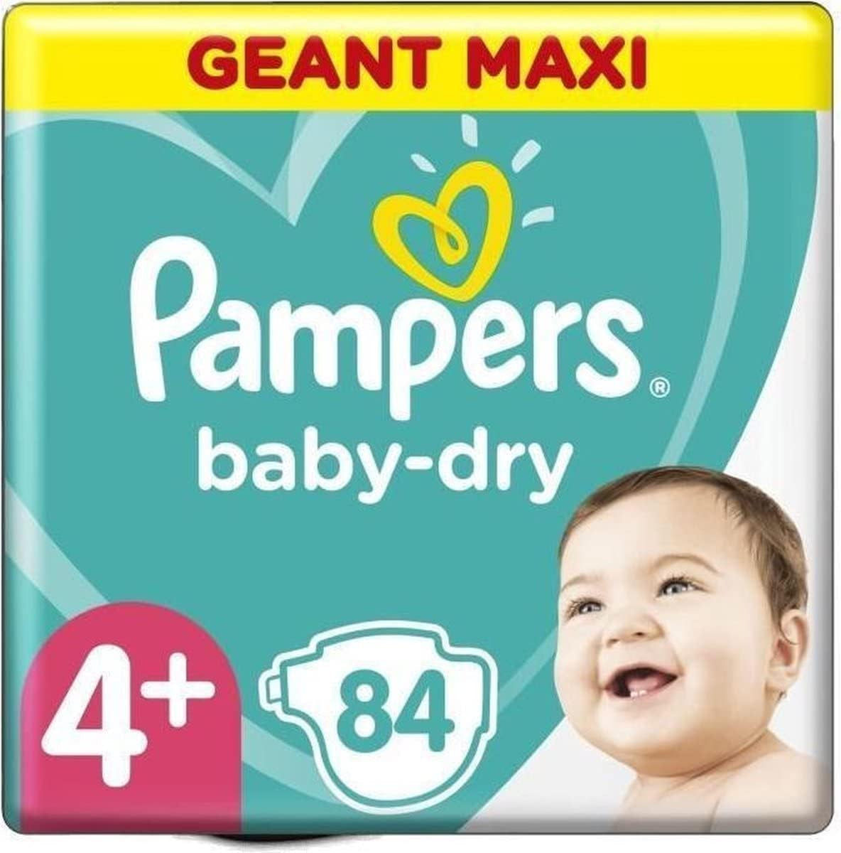 (Oude versie), Luiers voor baby's maat 4+ (10-15 kg), 84 stuks