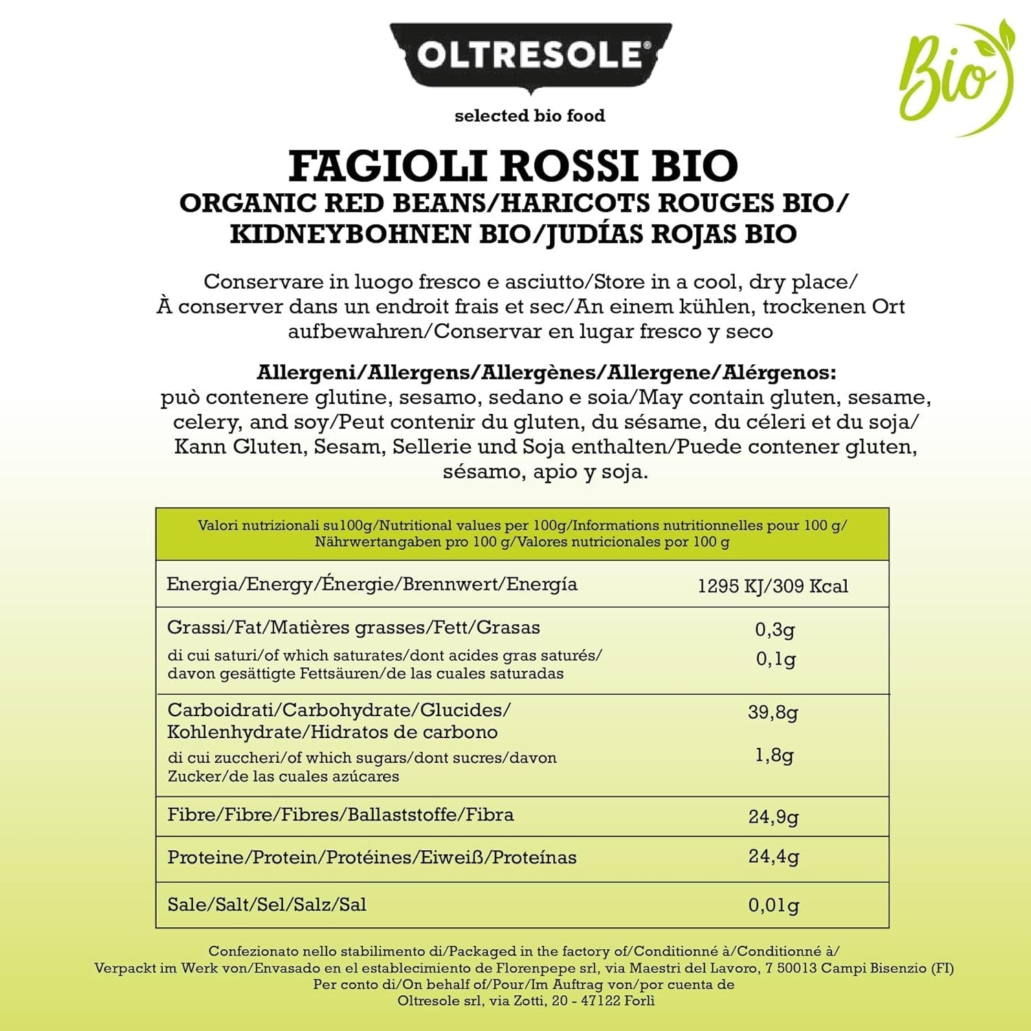 Biologische rode bonen 1 kg, gedroogde biologische peulvruchten uit gecontroleerde gewassen, rijk aan eiwitten en mineralen, ideaal voor caloriearme, veganistische en vegetarische diëten