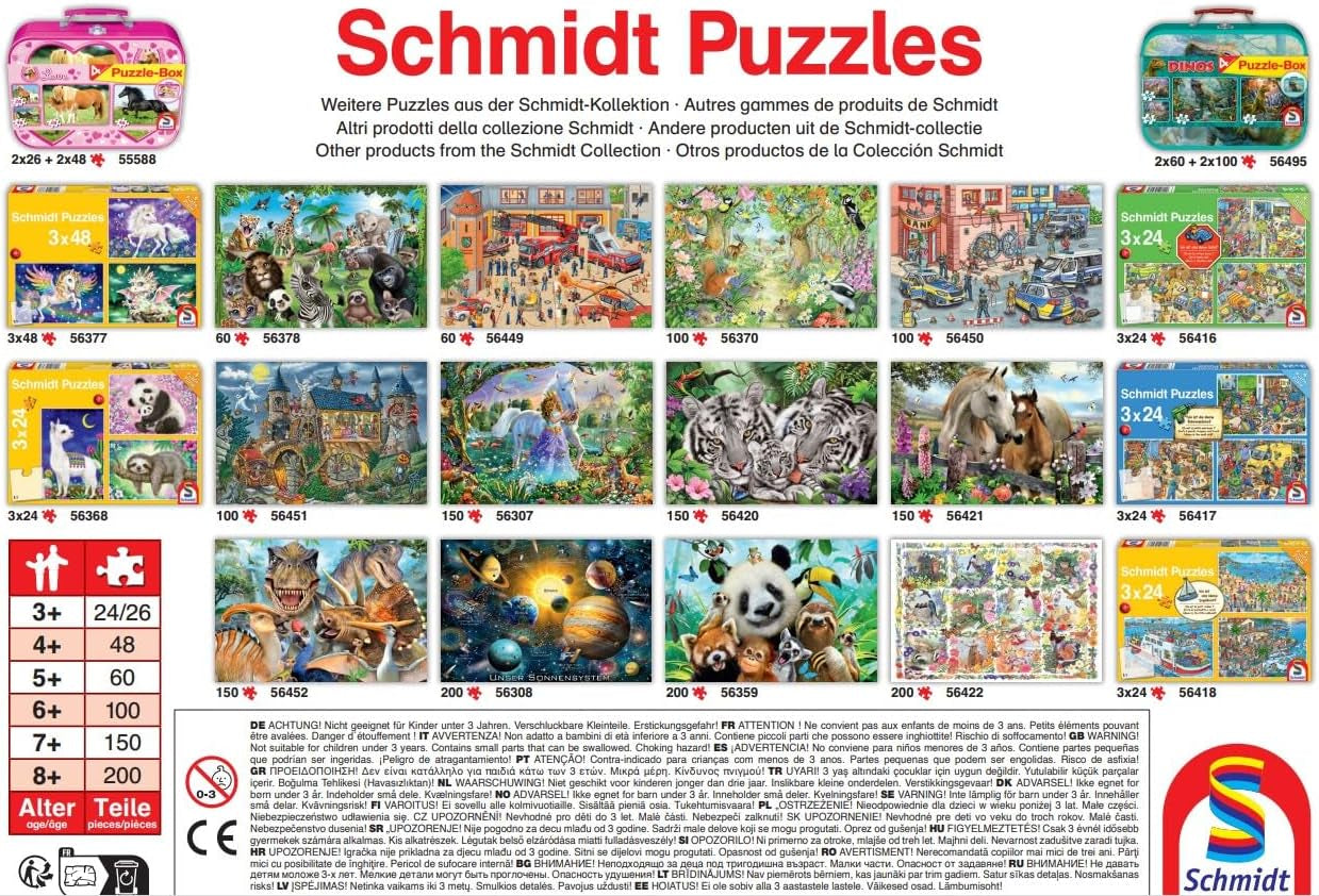Kaart van Duitsland met afbeeldingen (puzzel voor kinderen) Puzzel Naty Shop