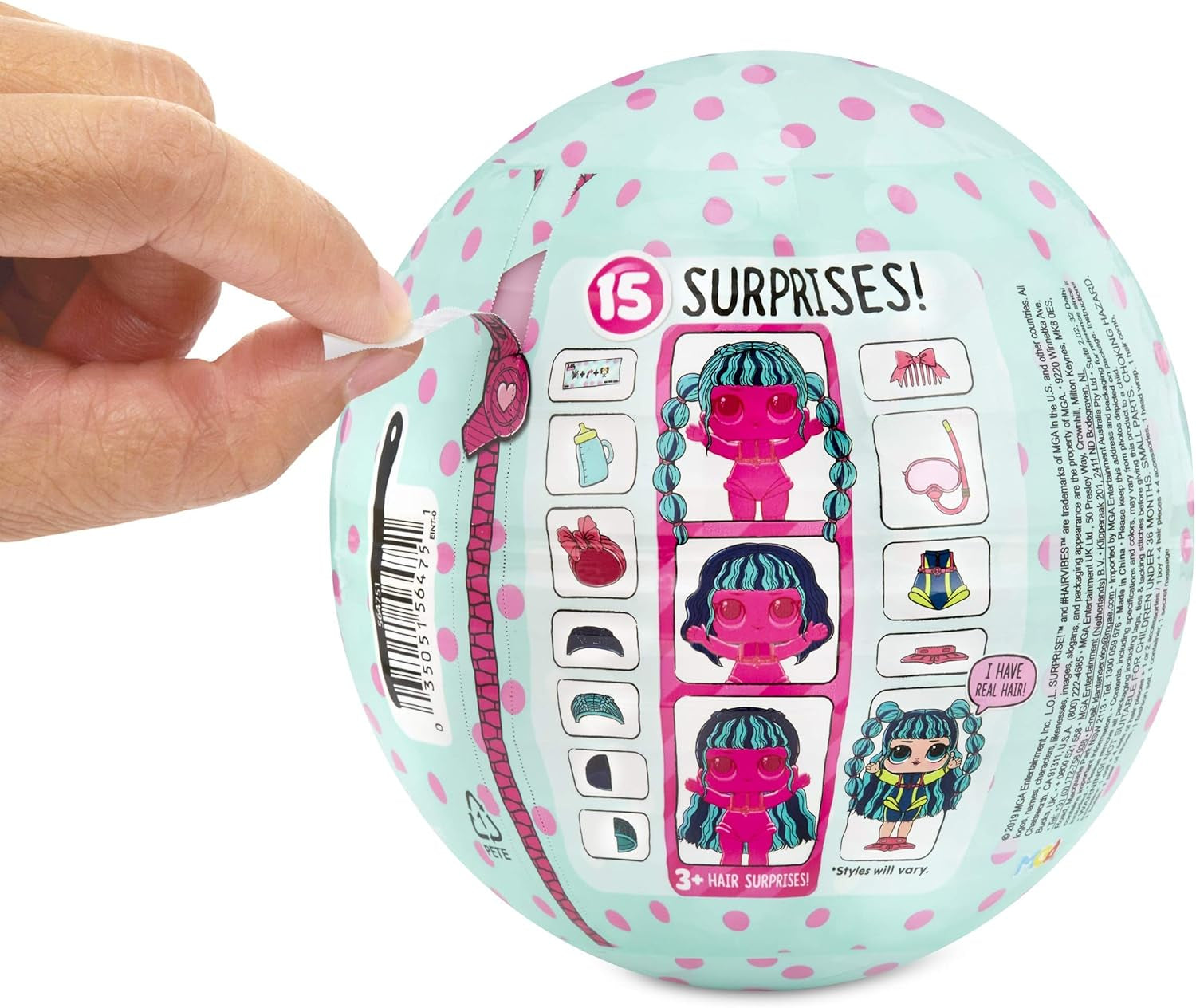 LOL Surprise verzamelpoppen voor meisjes - Met 15 verschillende verrassingen en kapsels - #Hairvibes Dolls