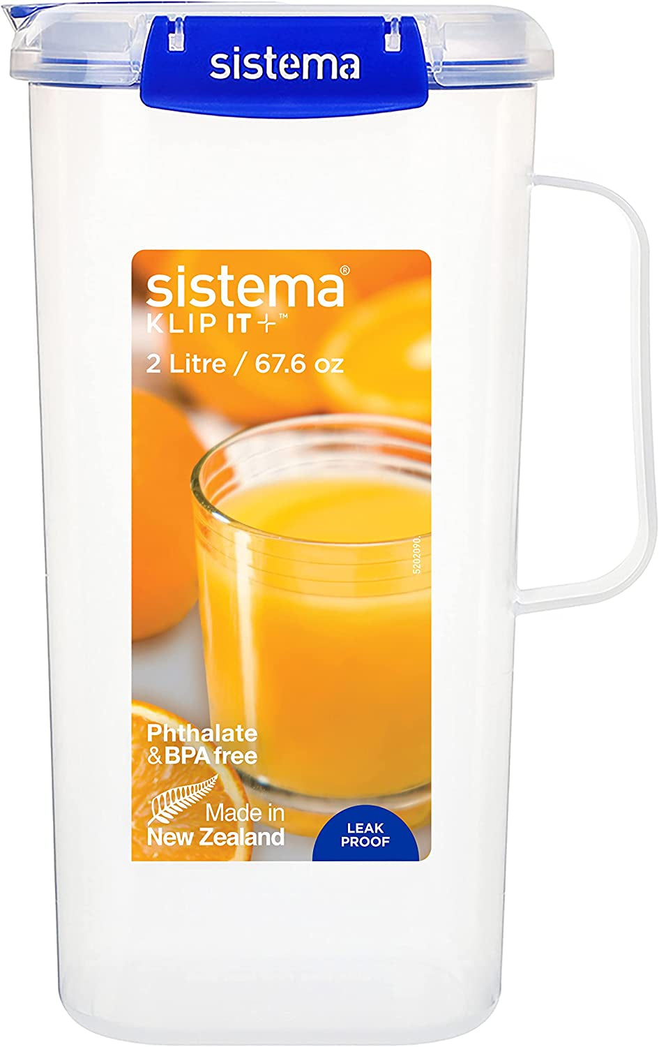 KLIP IT Plus systeemset potten voor voedselopslag, rond | 300 ml | luchtdichte, stapelbare en luchtdichte voorraadpotten met deksel | geschikt voor koelkast/vriezer | zonder BPA | 4 stuks Voedselbewaardozen Naty Shop 2000 Ml