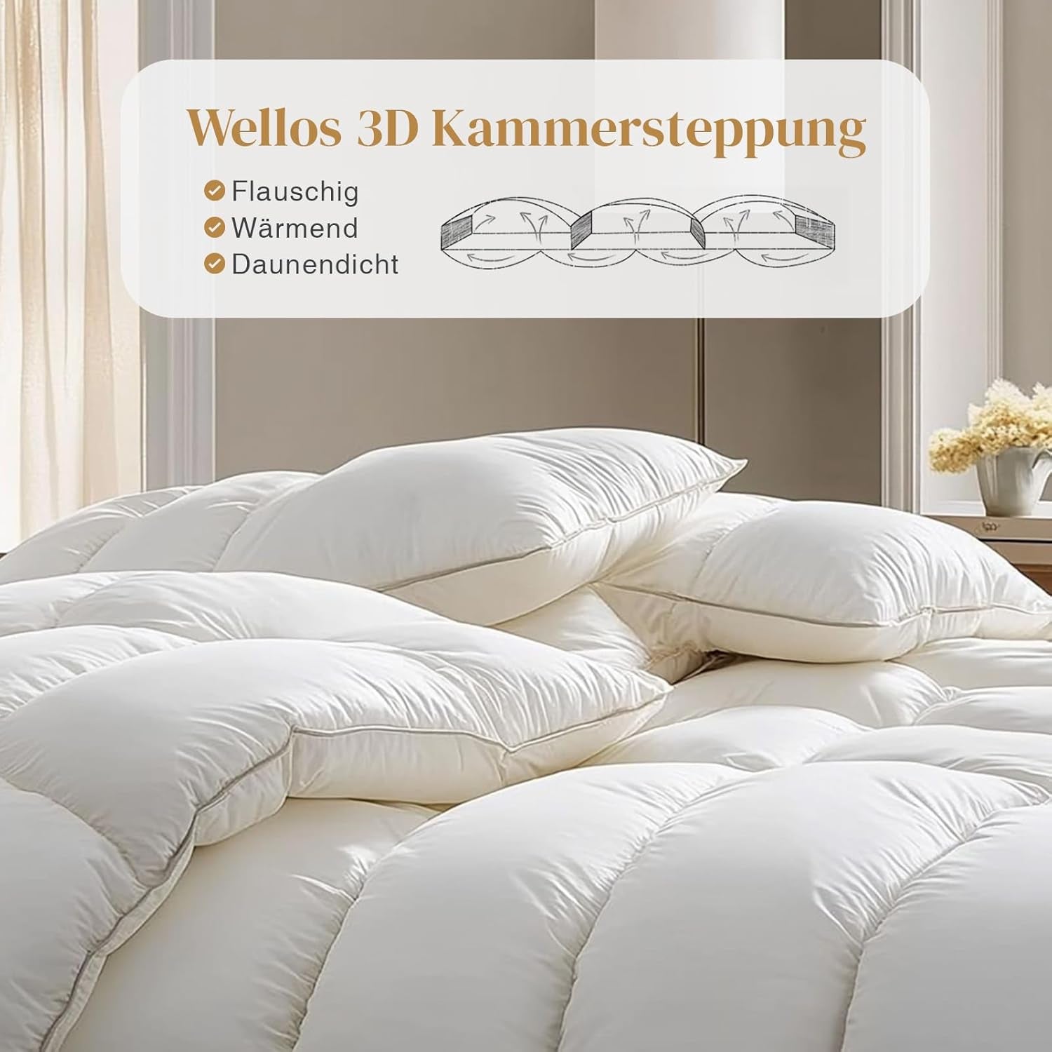 135X200 dekbed voor het hele seizoen 100% katoenen dekbed met ganzendonsveren Dik gevuld veren dekbed Geen levend pluche Extra donzig overgangsdekbed 3D schottenbox Eenpersoonsbed Witte dekbedden en quilts Naty Shop