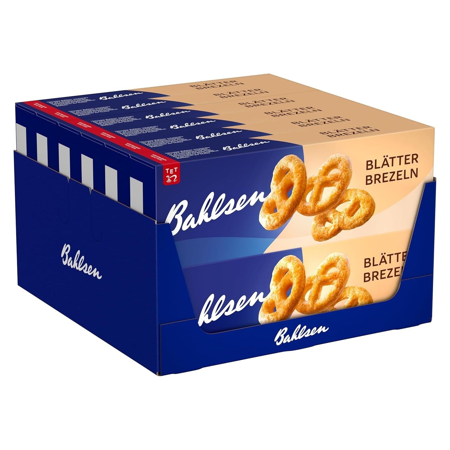Bahlsen bladerdeeg - Pak van 12 - Gekarameliseerd bladerdeeg in pretzelvorm (12 x 100 g)
