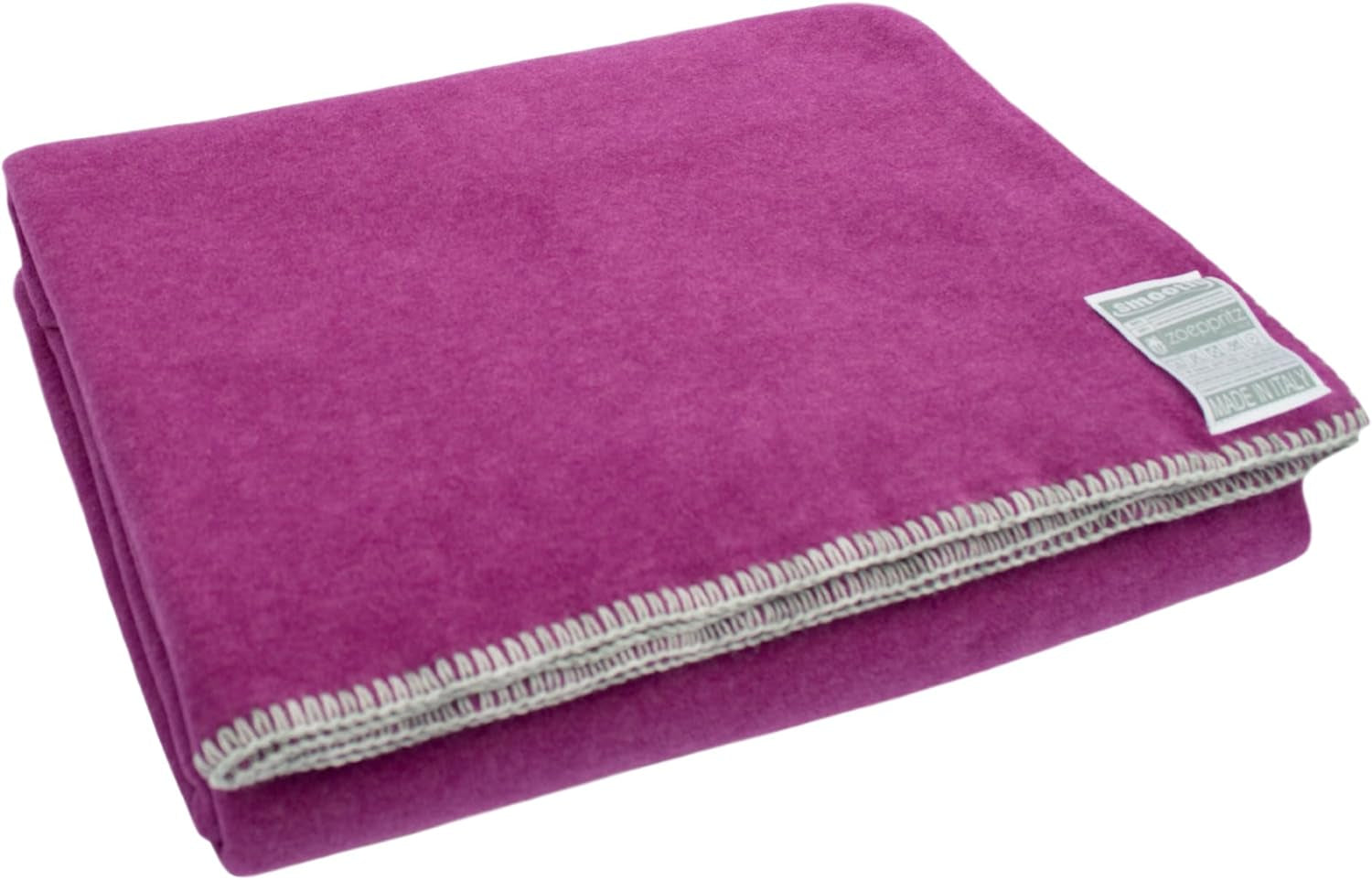 Zoeppritz sinds 1828 Smoothy fleecedeken - Fluffy comfortabele polar fleece deken - Veganistisch - 140X190Cm - 010 Off-White, 010 Offwhite Zoeppritz Since 1828 330 Fuchsia 140X190Cm