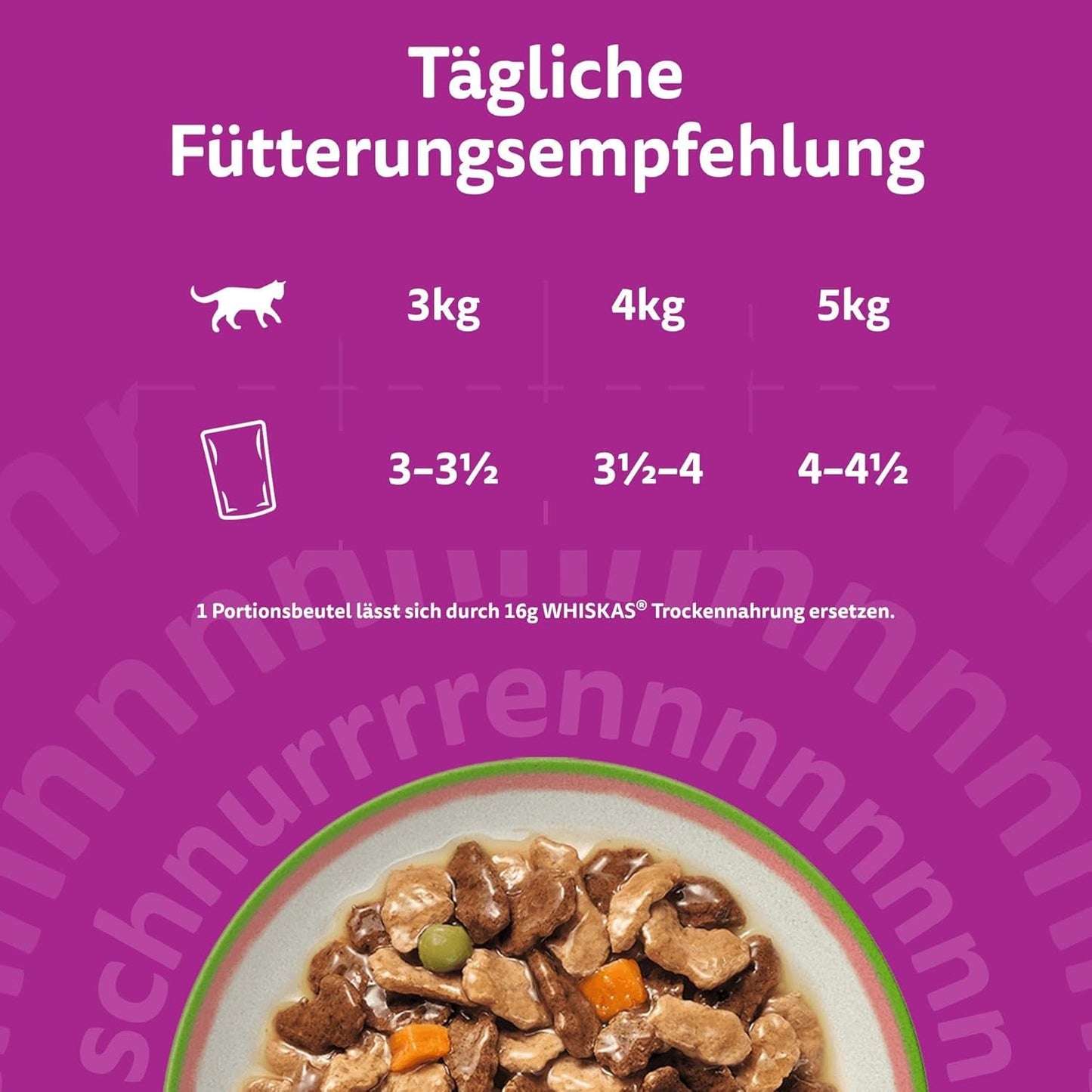 WHISKAS TASTY MIX Nassfutter in Saus voor Katzen 40 x 85g Chef's Choice