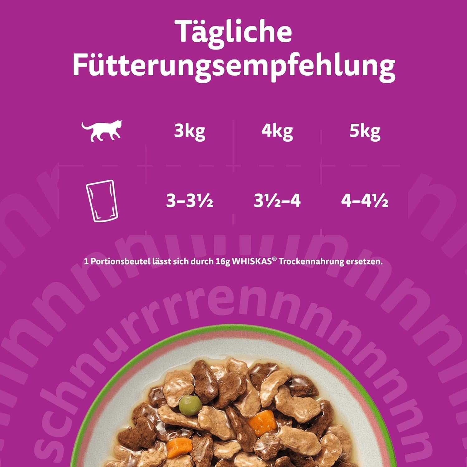 WHISKAS TASTY MIX Nassfutter in Saus voor Katzen 40 x 85g Chef's Choice