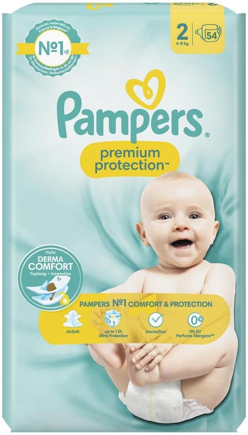 Pampers Premium Protection T2 – 54 stuks