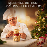 Lindt-chocolade | Doosje Gold Pieces pralines | 180g | 18 pralines in 10 assortimenten als fijn assortiment pralines, sommige met alcohol | Premium geschenkdoos met kerstpralines