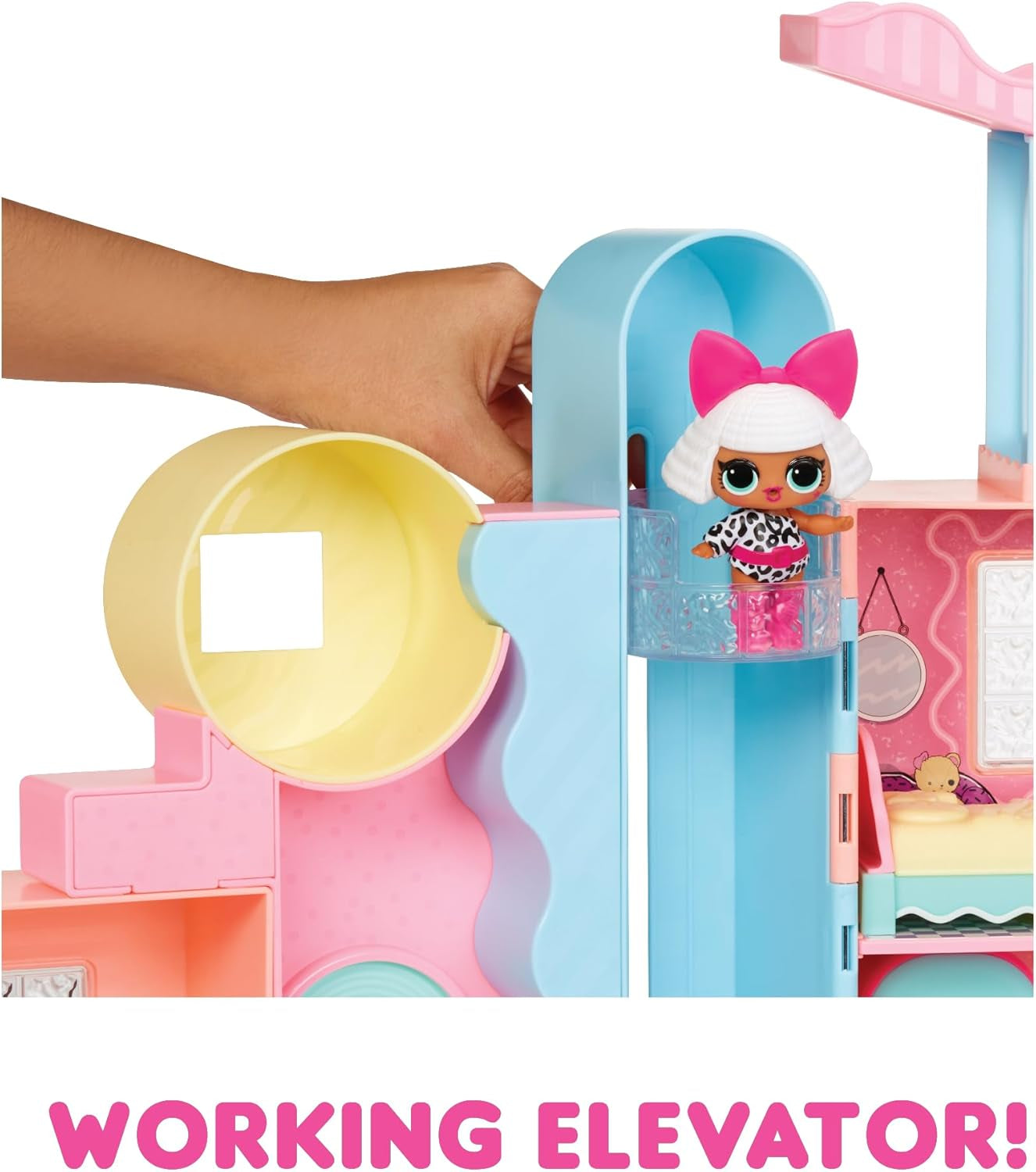 LOL Verrassing! Magisch Huis met Squish Sand en Diva verzamelpop - Speelset met verzamelpop, Squish Sand, verrassingen en accessoires - Ideaal voor meisjes vanaf 4 jaar