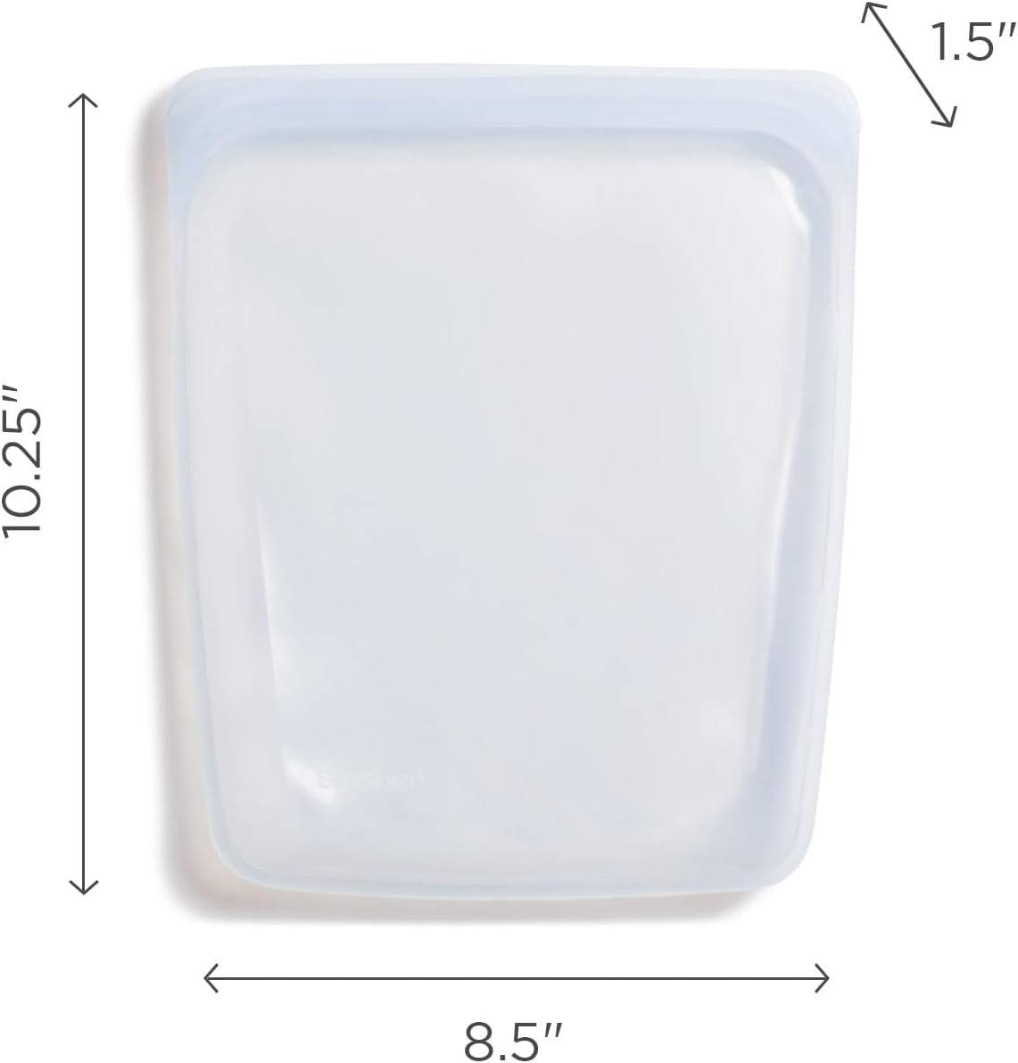 Stasher Bag Premium siliconen herbruikbare voedselzak Halve gallon Blauw Duurzaam Oven Vaatwasmachine Vriezerbestendig Milieuvriendelijk Lunchtas Voedselbereiding 1893 ml Voedselbewaardozen Naty Shop