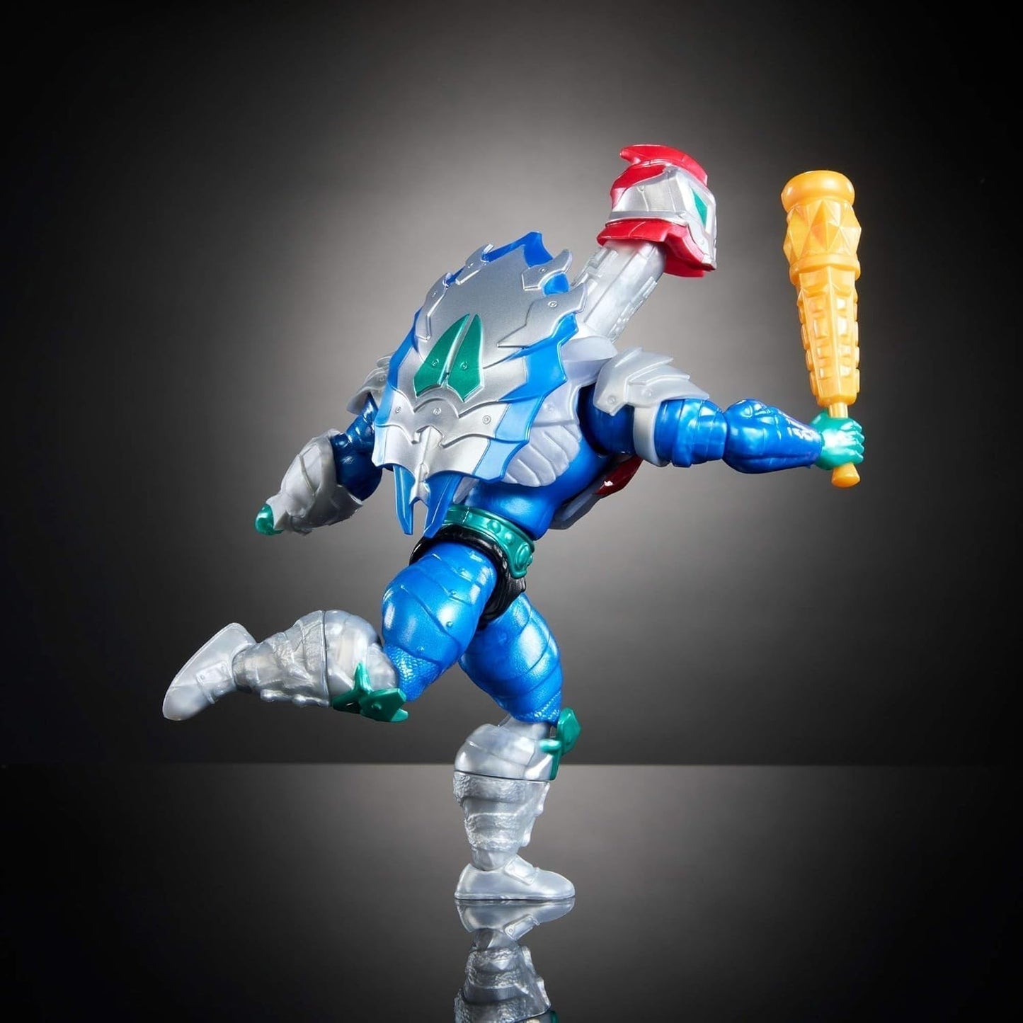Masters of the Universe Origins Turtles of Grayskull Mekaneck Reptile Wars beweegbaar actiefiguur, Teenage Mutant Ninja en MOTU Crossover heldenspeelgoed, JBN00, [veelkleurig] actiefiguren Naty Shop
