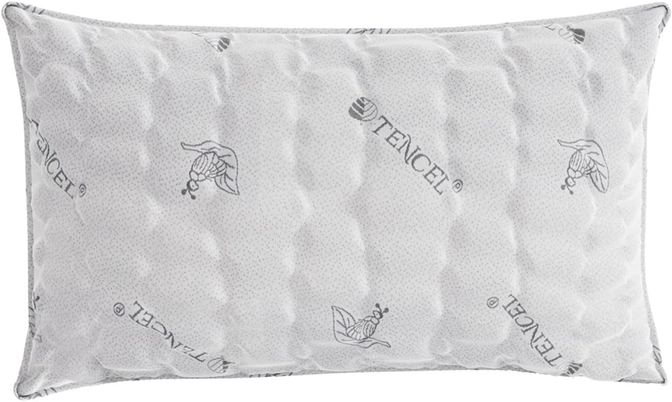 Italiaans beddengoed MB Home Italia, kussen, biokeramisch, lichtgrijs, 45 x 75 cm Naty Shop Tencel standaard kussens