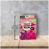 HEITMANN KREATIV - Creatieve Halloween-fruitkauwgomset - Plantaardige poederkleurstoffen - Roze - DIY Ghost Shape Fruitkauwgom met frambozensmaak