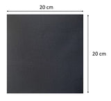 Kerstman Satijnen Servetten 40 X 40 2-laags 1/4 Vouw 50 Servetten Punta-Punta Zwart