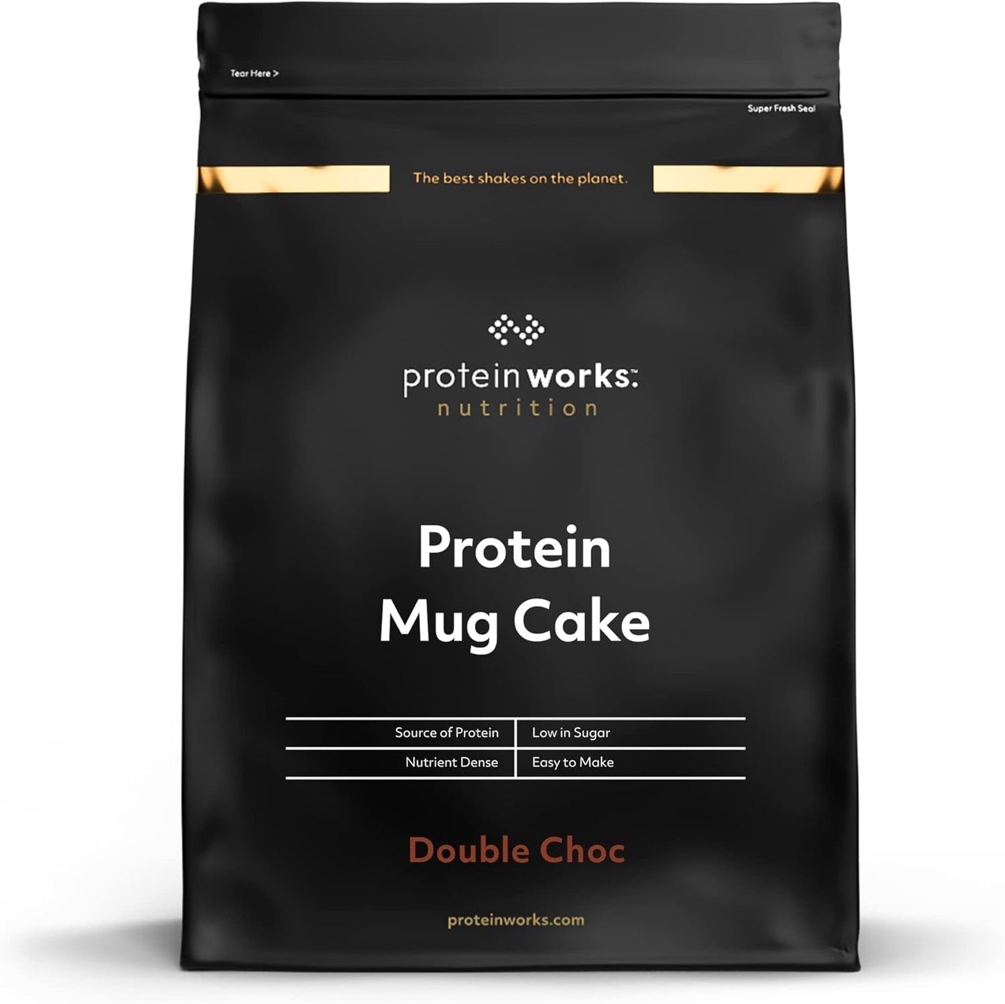 Protein Works Protein Tassenkuchen | Chocoladeroom | Dieser Köstliche Nachtisch Ist Sehr Protein- en Ballaststoffreich| 500G Mengsel voor bakken en koken Naty Shop Schokocreme 500 G (1Er-pakket)