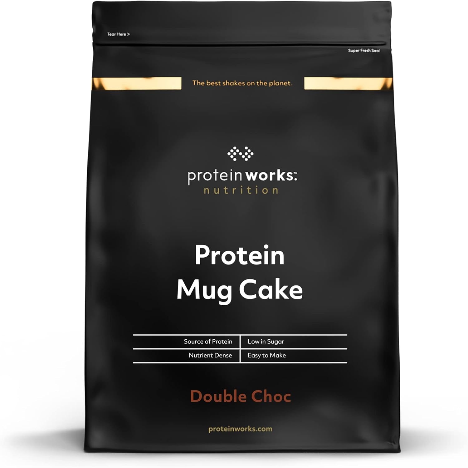 Protein Works Protein Tassenkuchen | Chocoladeroom | Dieser Köstliche Nachtisch Ist Sehr Protein- en Ballaststoffreich| 500G Mengsel voor bakken en koken Naty Shop Schokocreme 500 G (1Er-pakket)