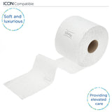 Kleenex Standaardrol 8441 Toiletpapier - 2-laags toiletpapier - 6 verpakkingen van 6 rollen x 600 vellen elk, wit (36 rollen / 21.600 vellen totaal)