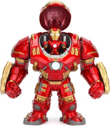 Jada Toys Marvel Figuur Hulkbuster & Ironman, Open en Gesloten Helm, Verzamelfiguren, Set, Gegoten, Rood, Grootte: 6 inch Hulkbuster & 2 inch Ironman Actiefiguren Naty Shop