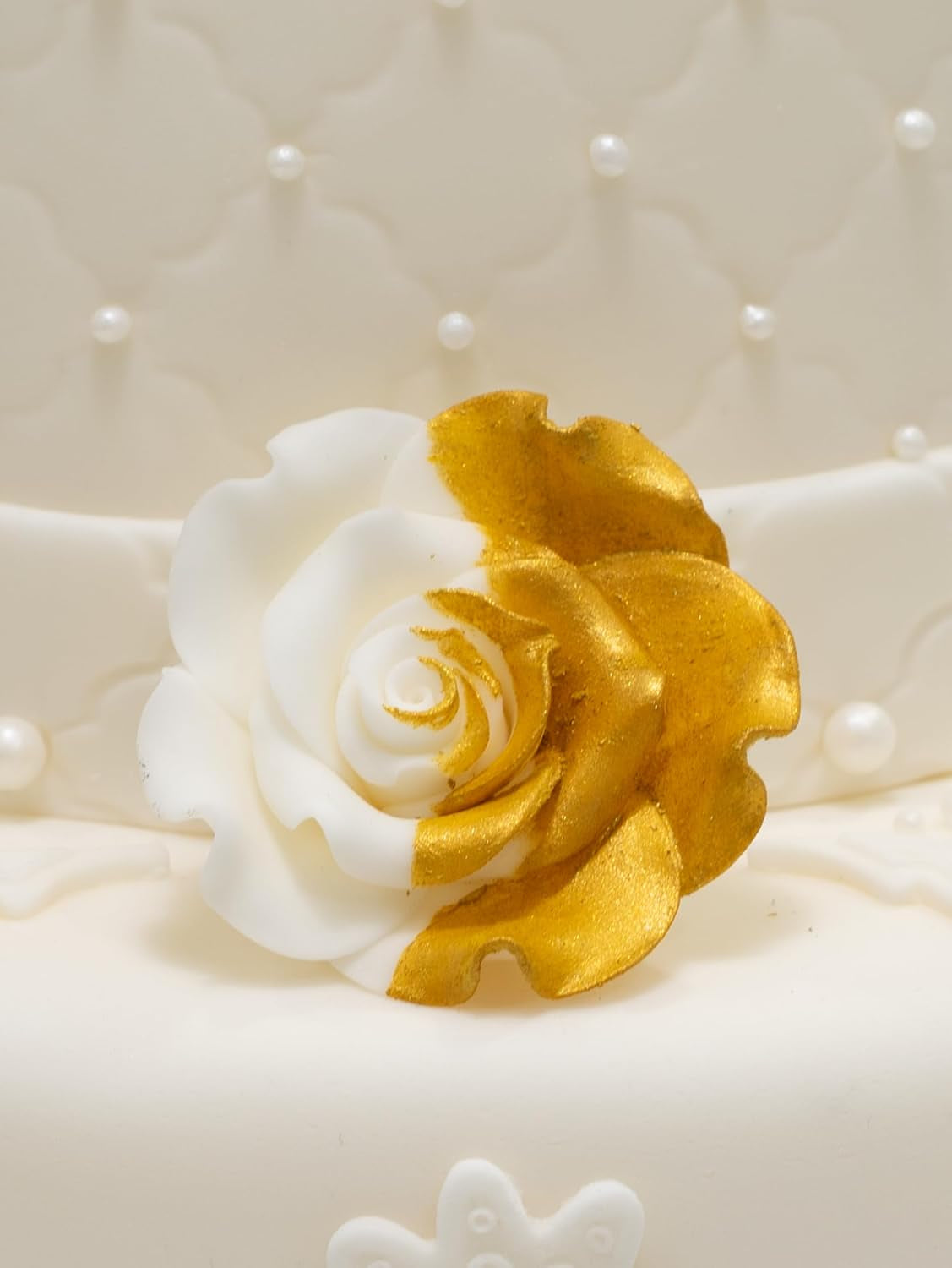 Sugarflair eetbare kleurstof, pastel gouden kleur - voedselglanspoeder voor taarten, muffins, chocolade, gebak, desserts, ijs, drankjes, cocktails en meer - 4g