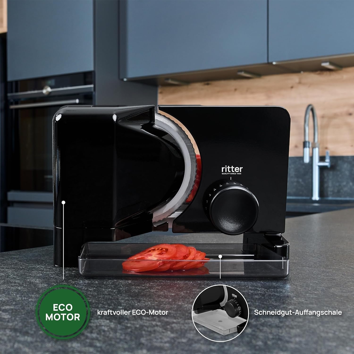 Ritter E 16 Duo plus Multifunctionele elektrische metaalsnij- en snijmachine met milieuvriendelijke motor, made in Germany Shredders en Slicers Naty Shop