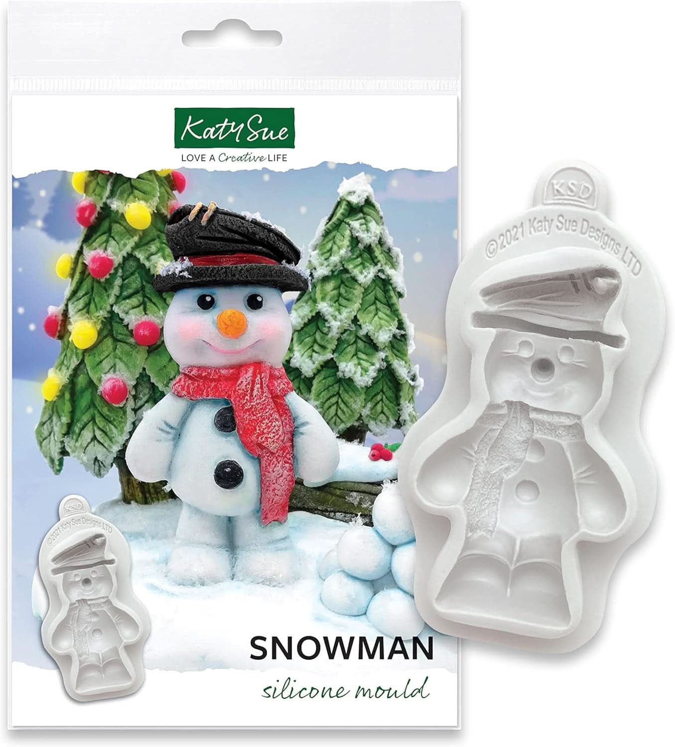 Katy Sue, siliconen mal, sneeuwpop keuken Naty Shop