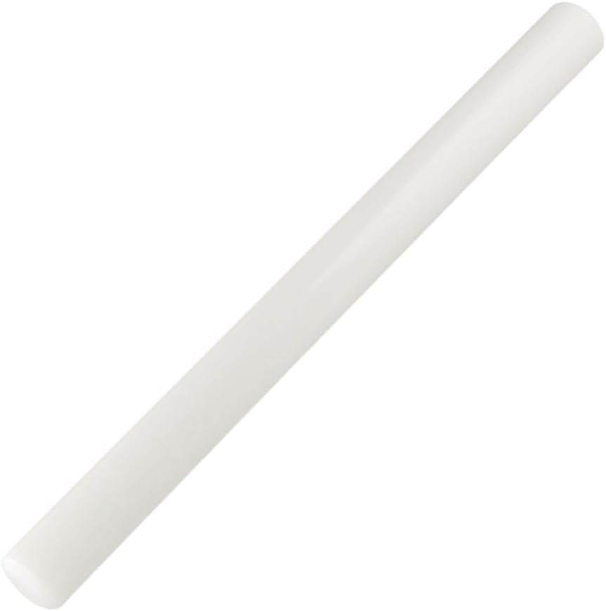 FMprofessional 21575 Rolstang, roestvrij staal, wit, 50 x 50 x 20 cm