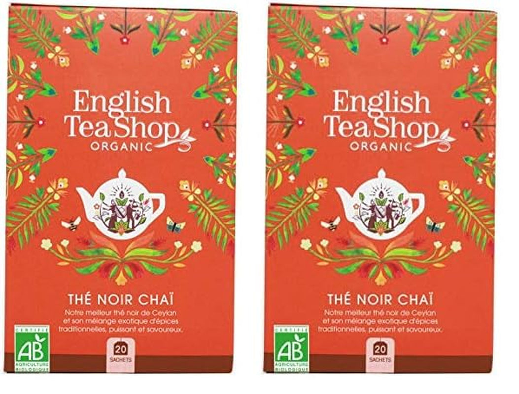 ETS - Chai zwarte thee, Naturland BIO, 20 theezakjes (pak van 2)
