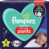 Luiers Pampers 81657566 Baby-Dry broek, wit
