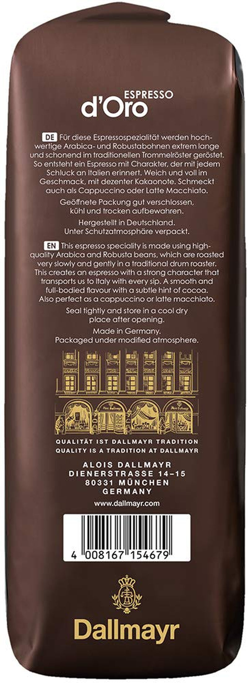 Espresso d'Oro 1.000 g ganze Bohne
