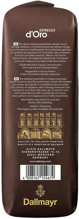 Espresso d'Oro 1.000 g ganze Bohne