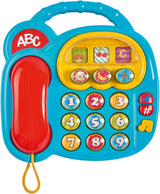Simba 104010016 - ABC-kleurentelefoon, babyspeelgoed, draaibaar beeldscherm, liedje, speeltelefoon, leertelefoon, met verschillende geluiden, 20 cm, motoriek, voor peuters, vanaf 6 maanden Babyspeelgoed Naty Shop