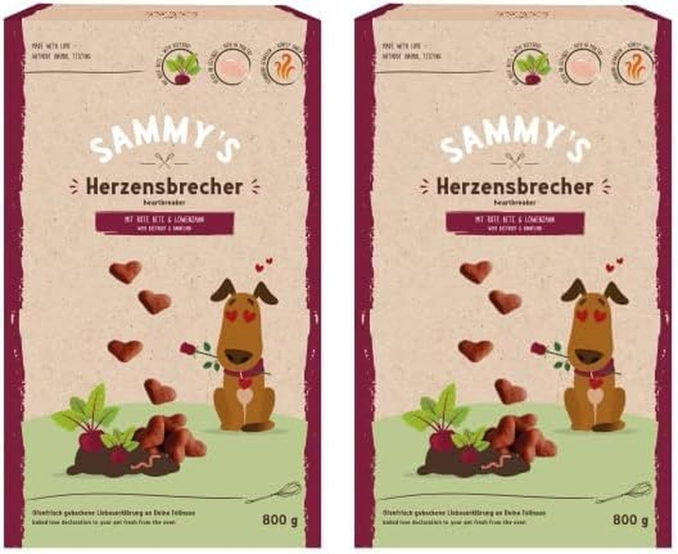 Sammy's Muesli-munten | Krokant gebakken snacks voor honden | 5 graanmueslimunten voor je grote harige vriend (30kg+) | 1 kg