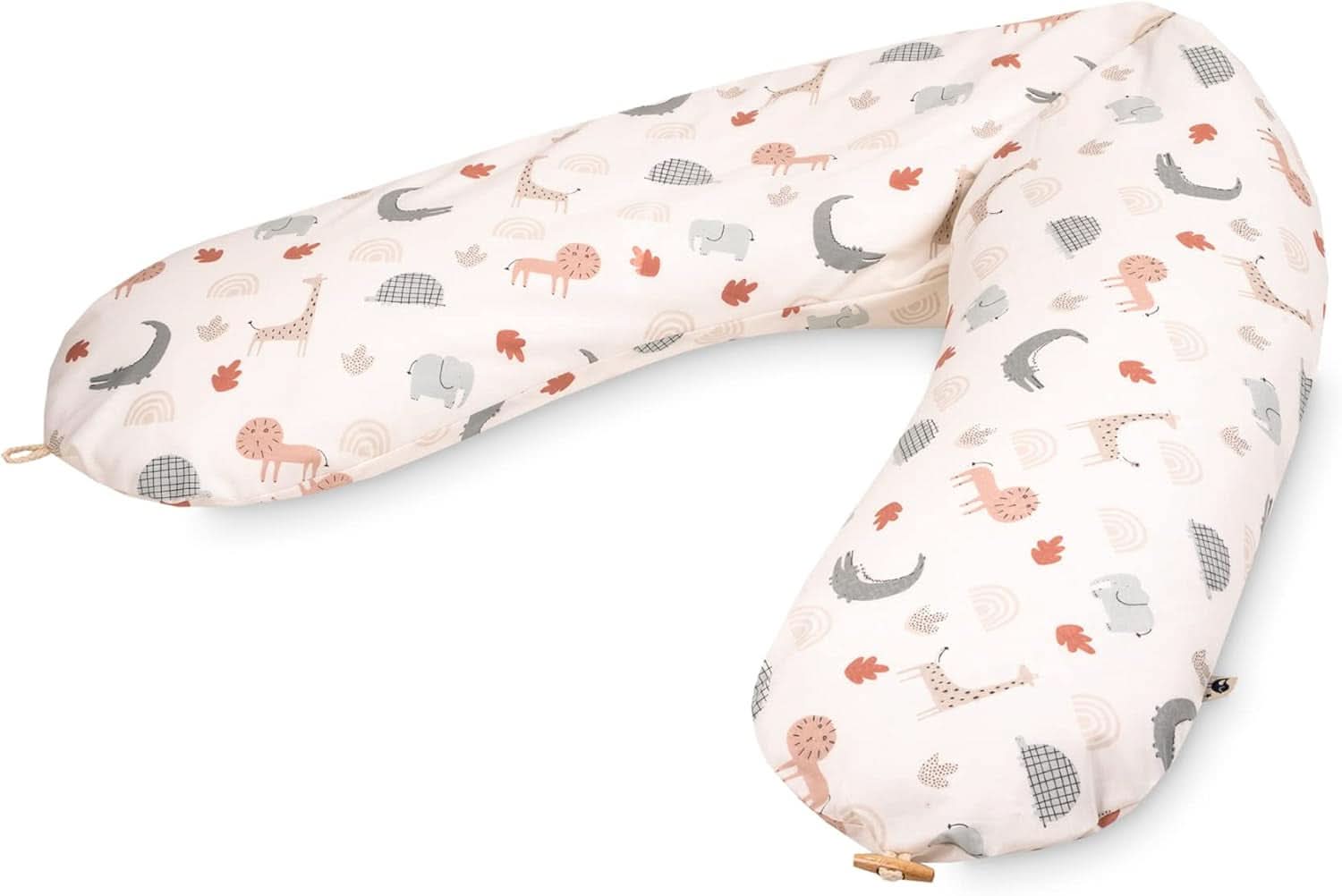 Julius Zöllner Biologisch voedingskussen 190 cm, vulling 42 liter Eps-microkralen, made in Germany Accessoires Voeding en borstvoeding Baby Naty Shop Wild Friends