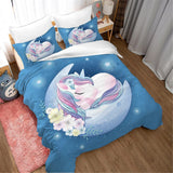 Beddengoed voor kinderen, Unicorn Soft, microvezel Beddengoed - kinderen Naty Shop