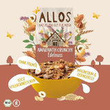 ALLOS Amarant Crunchy Nobleuss | Biologische muesli Notenhaver Granen voor de kleine Cereal Naty Shop