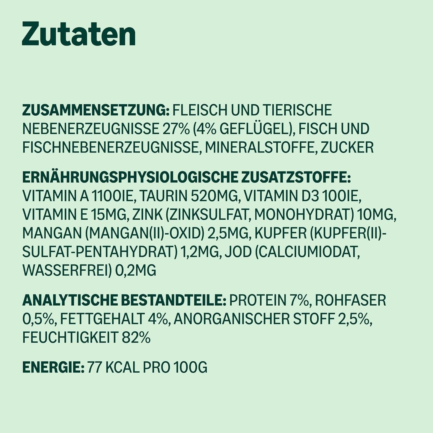 door Amazon Katzenfutter, nass, Dose, Stücke mit Geflügel in saus, 12 x 415 g