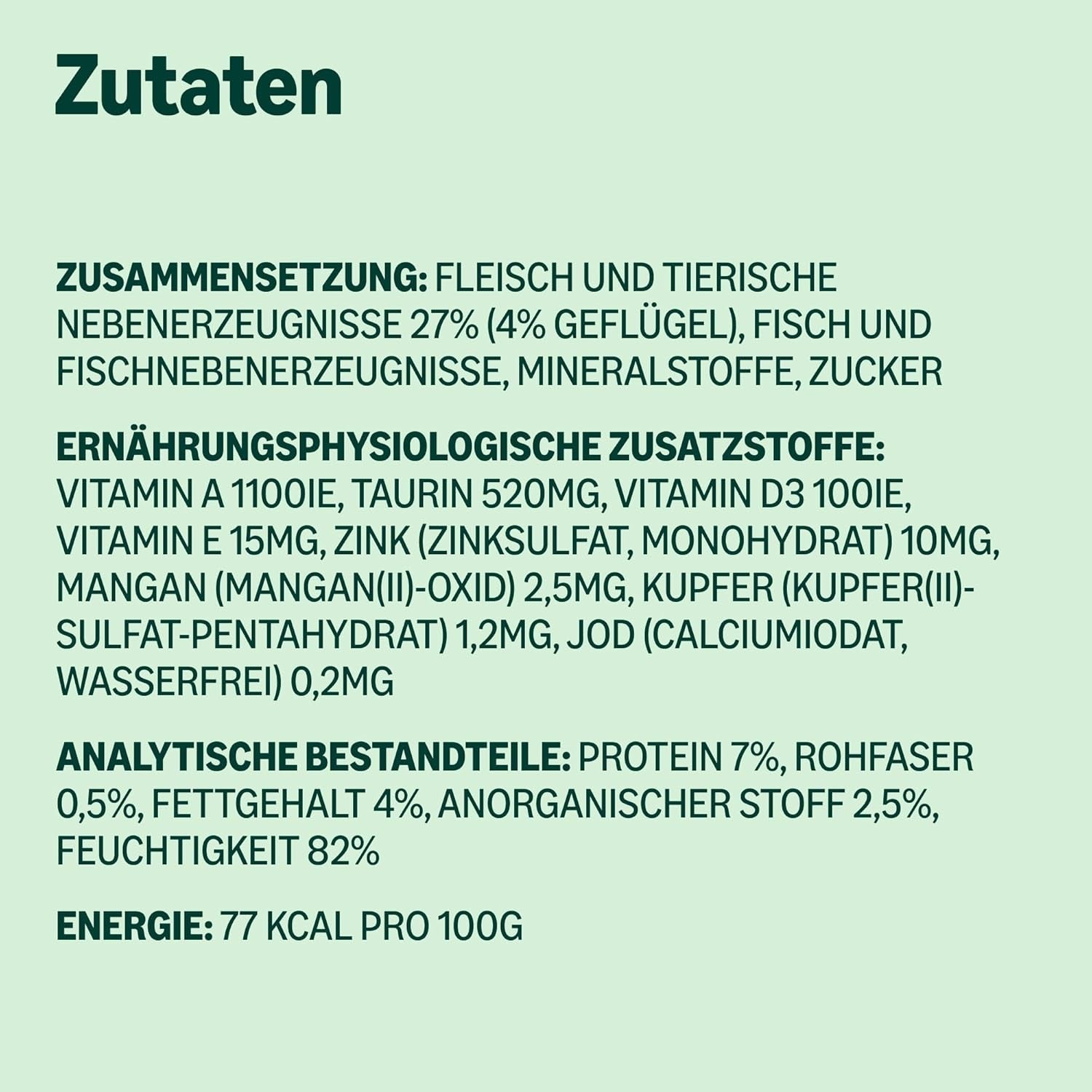 door Amazon Katzenfutter, nass, Dose, Stücke mit Geflügel in saus, 12 x 415 g