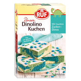 RUF Dinolino Cake, Driekleurige bladtaart met citroensmaak, 850 gram Sprinkles Naty Shop Dino Cake