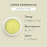 Genmaicha Japanse groene thee met geroosterde rijst, 50% Kagoshima Sencha, premium losse groene thee, traditionele mix, geen toegevoegde smaakstoffen, 100g | Wondertea Japanse groene thee Genmaicha